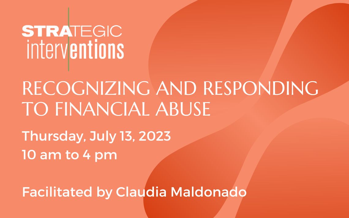 Recognizing and Responding to Financial Abuse